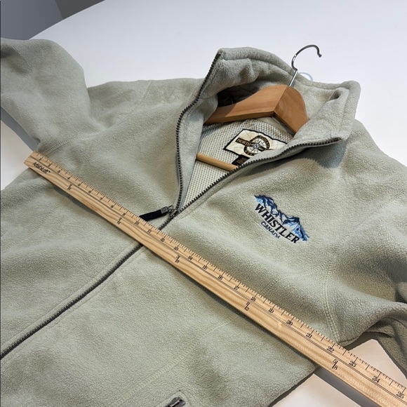 Vintage Green Whistler Fleece Jacket Women's Size Medium - Picture 5 of 8